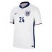 England Cole Palmer #24 Heimtrikot EM 2024 Kurzarm